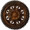 Ekena Millwork York Ceiling Medallion (Fits Canopies up to 3 5/8"), Hand-Painted Rust, 21 5/8"OD x 2 1/2"P CM21YORUS - alternate 1